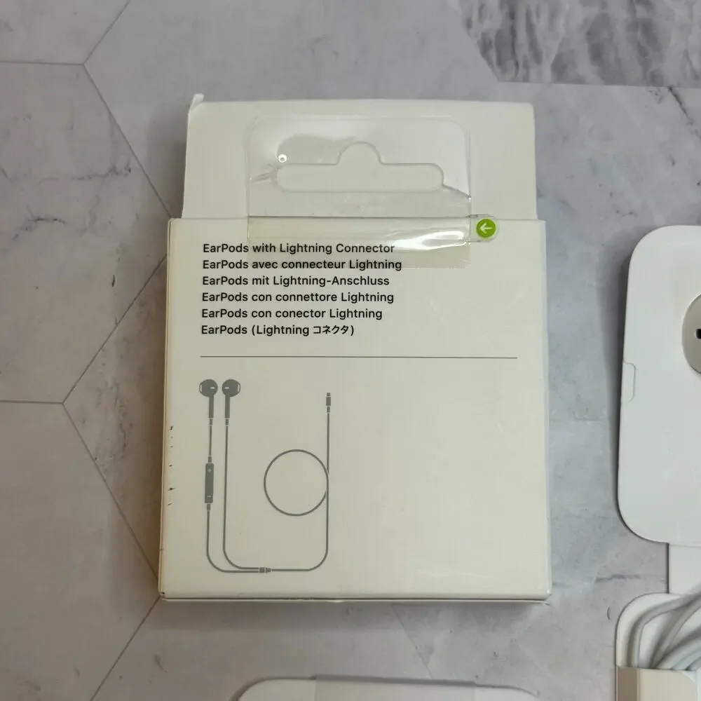 EarPods Headphones with Lightning Connector Wired Ear Buds iPhone New Open Box